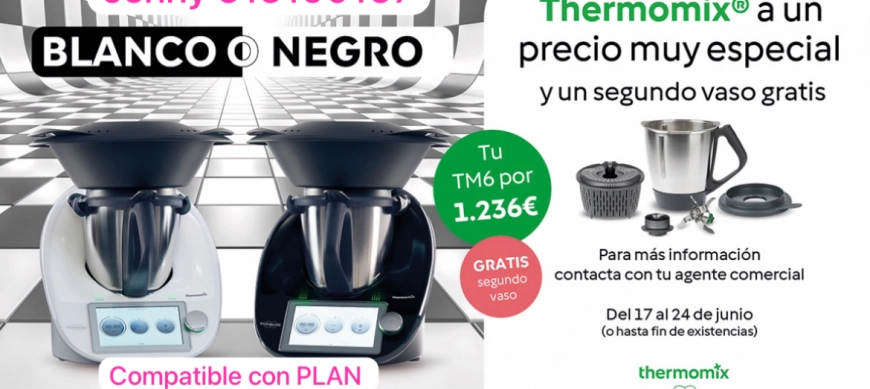 Thermomix TM6 más vaso completo de regalo