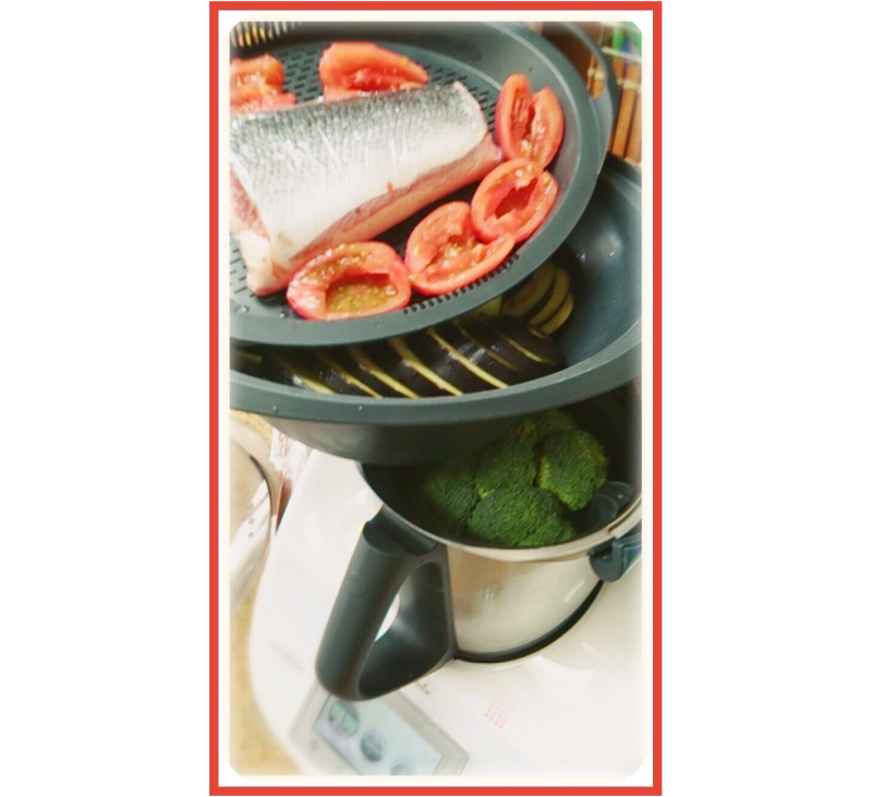 Usamos los cuatro niveles de cocción de la Thermomix