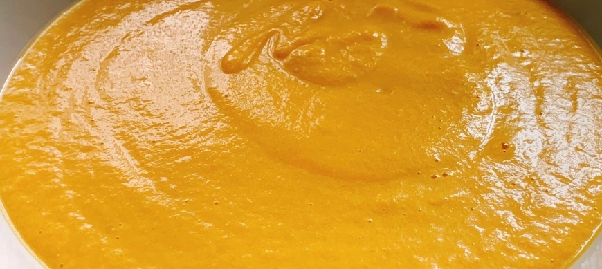 Crema de verduras con pollo